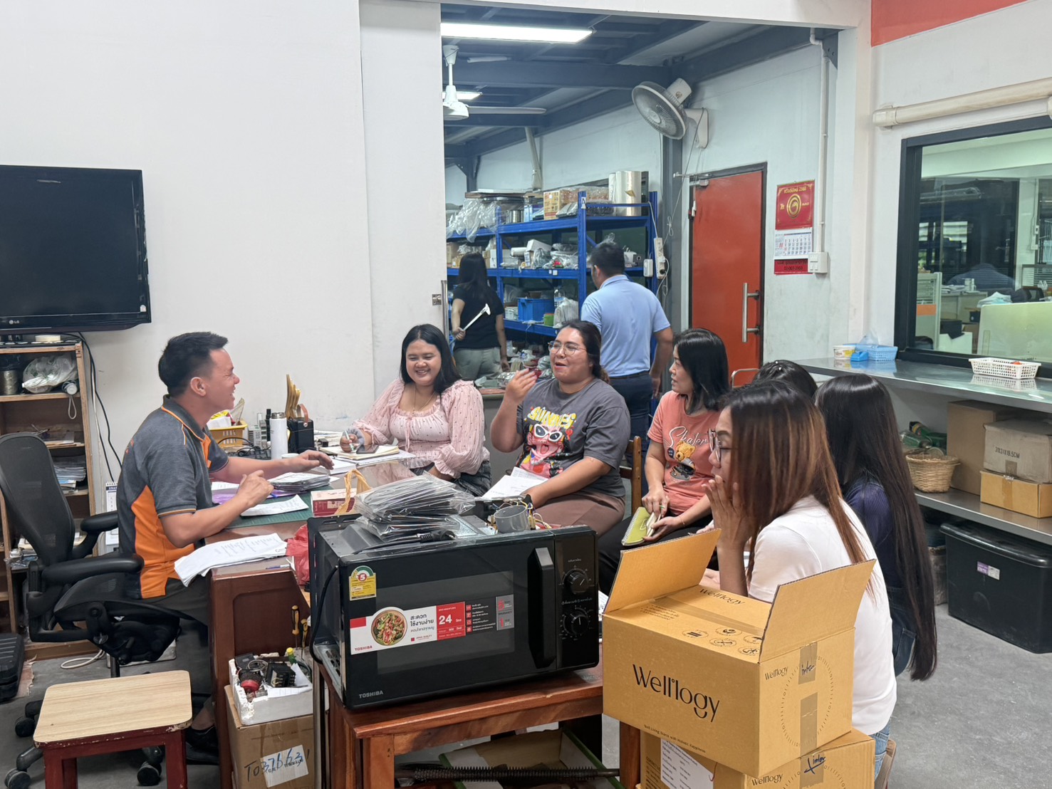 จัดประชุมทีมงาน มุ่งเน้นประสิทธิภาพเพื่อความประทับใจของลูกค้า