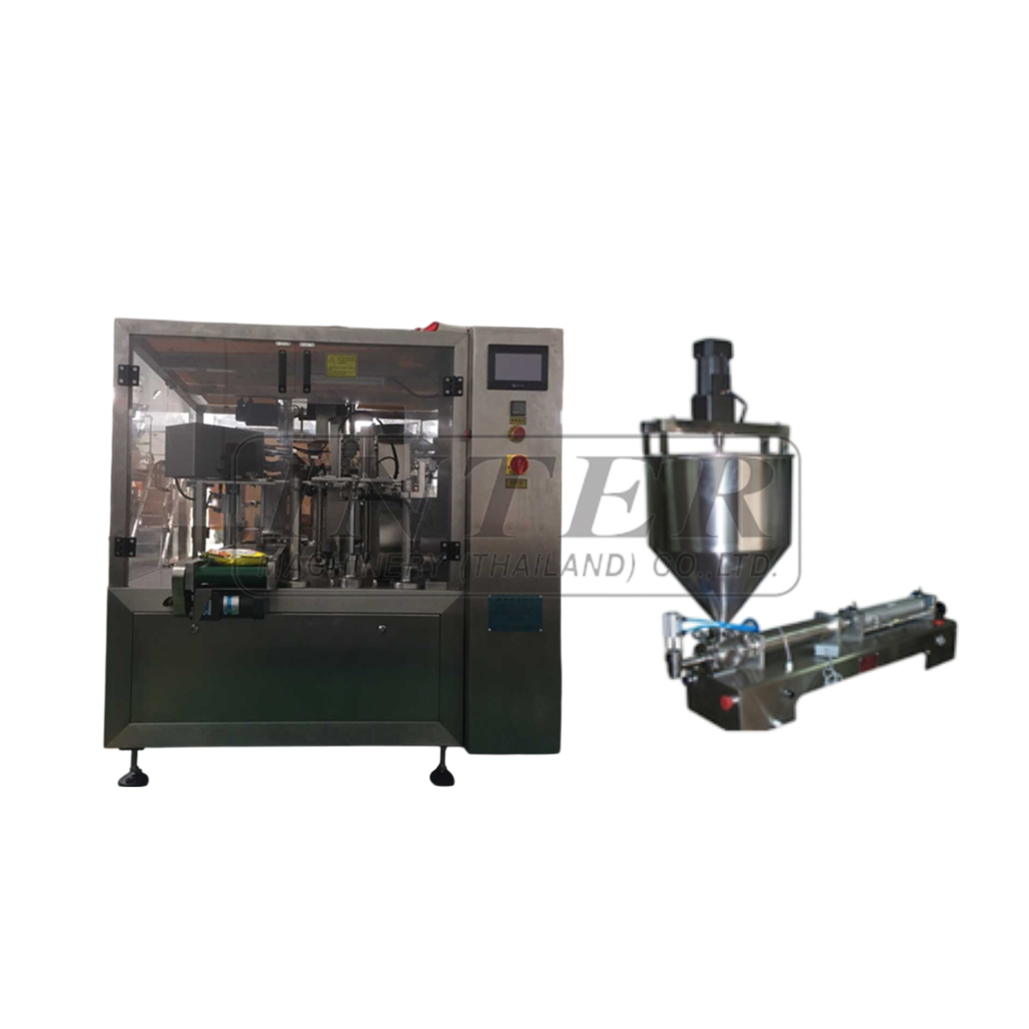 Counting Disc Premade Packing Machine Model OMW-200+G1WGD