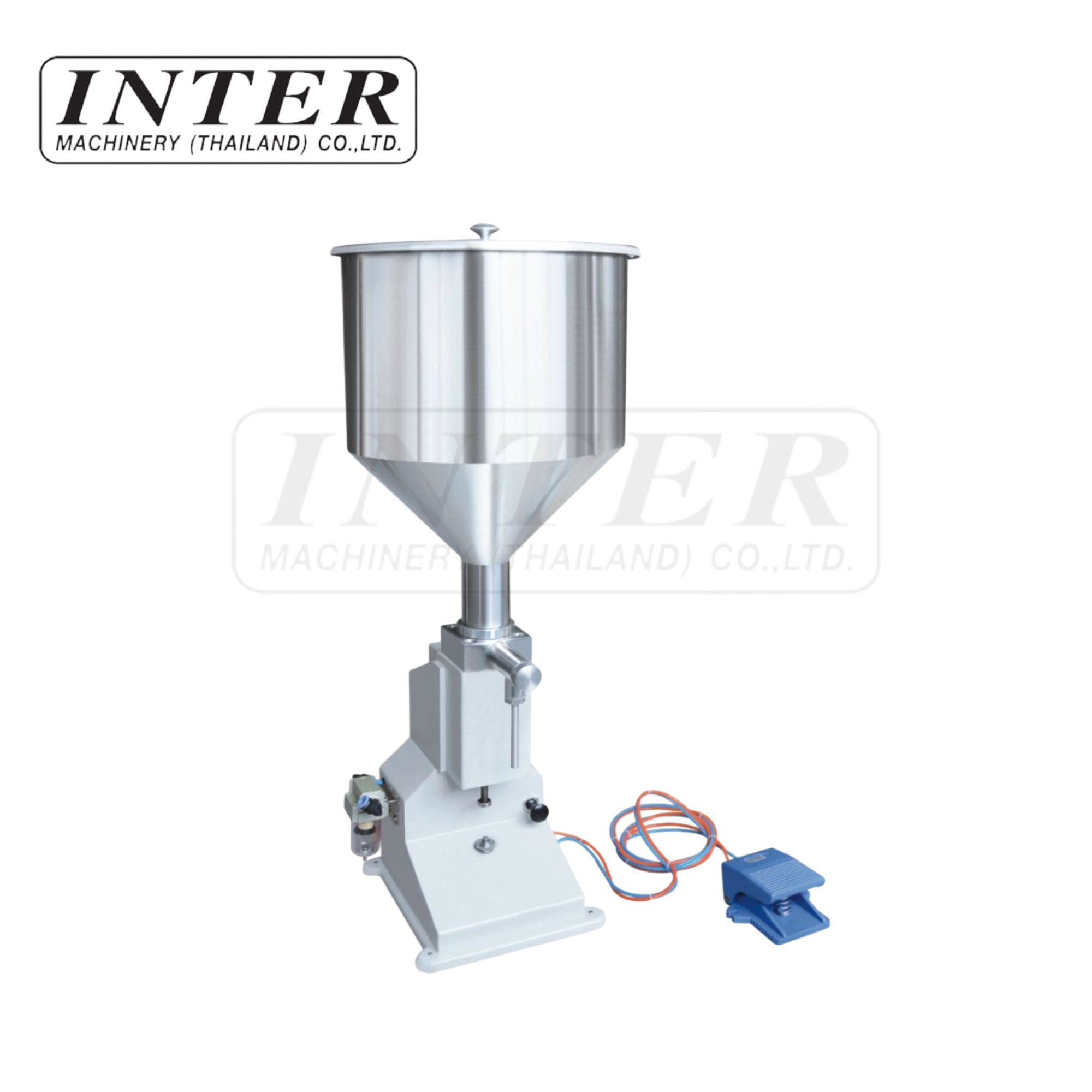 เครื่องบรรจุของเหลวกึ่งอัตโนมัติ รุ่น A02 (ใช้แรงดันลม)