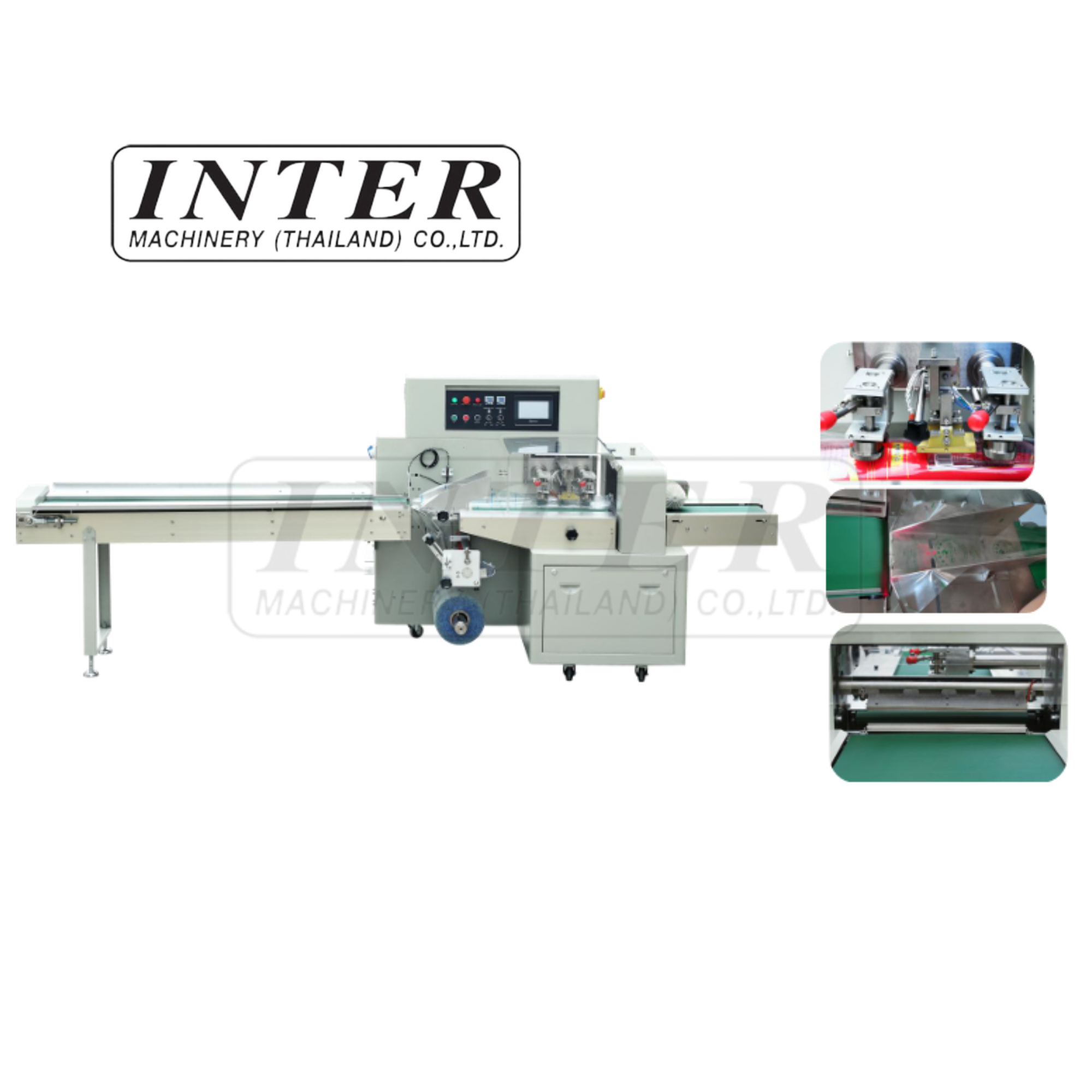 เครื่องห่อแนวนอน (การตัดแนวตั้ง) รุ่น BG-600XDSDJX