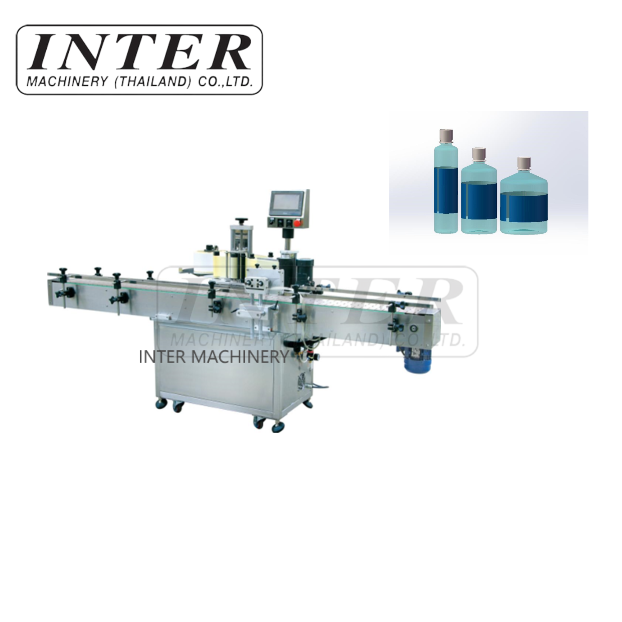 เครื่องติดฉลากขวดกลมอัตโนมัติ รุ่น TS-515