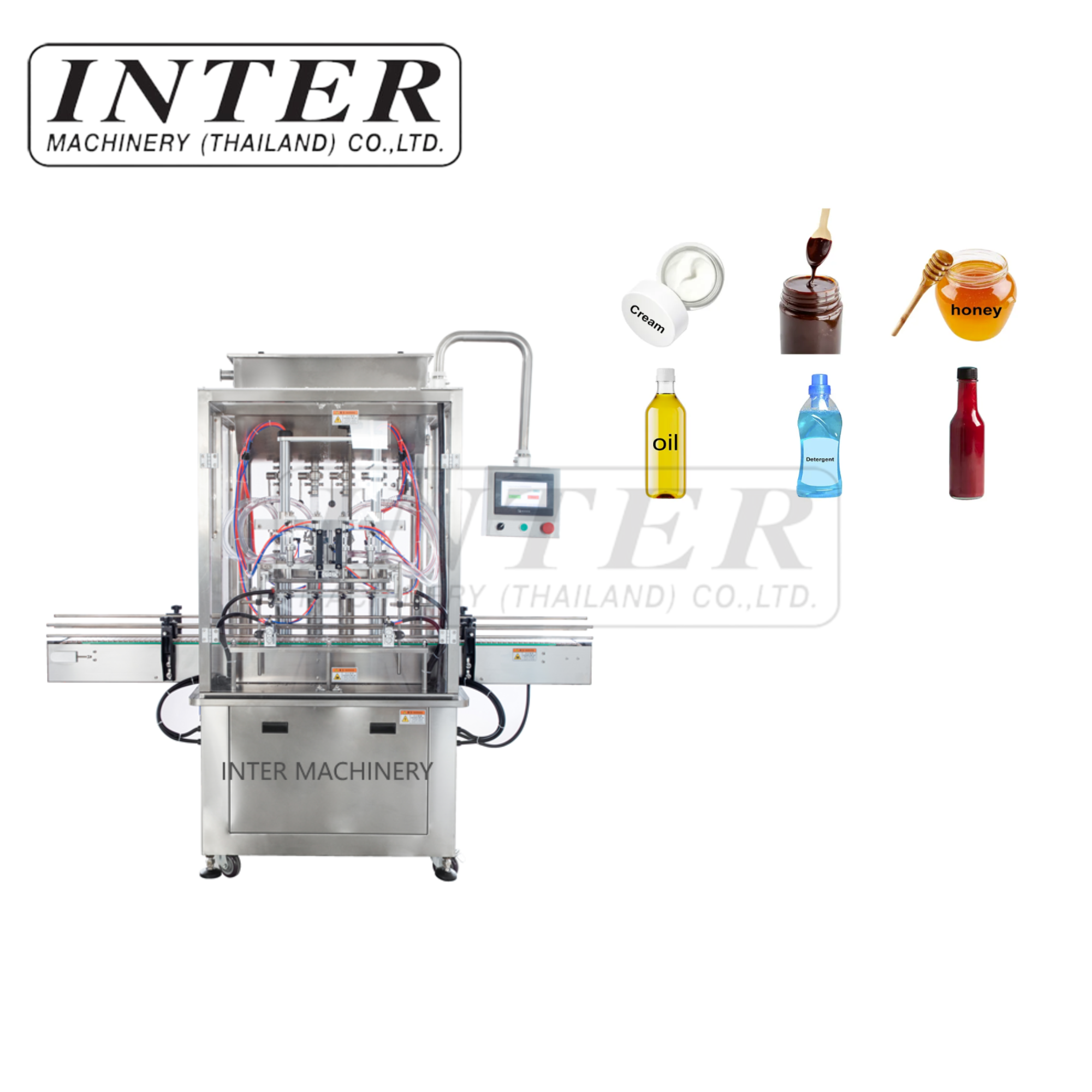 เครื่องบรรจุของเหลวหนืดอัตโนมัติ 2 หัว รุ่น GT2T-2G-500