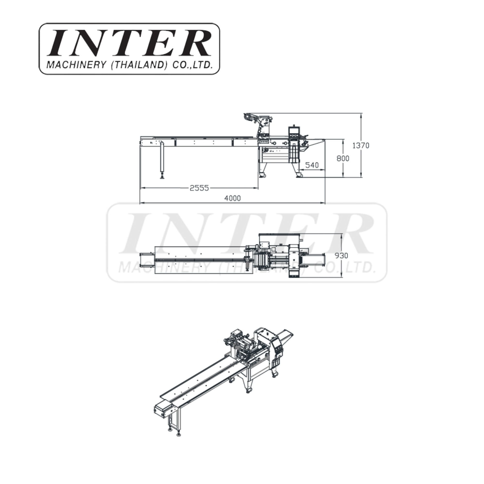 เครื่องห่อแนวนอน รุ่น SZ-100
