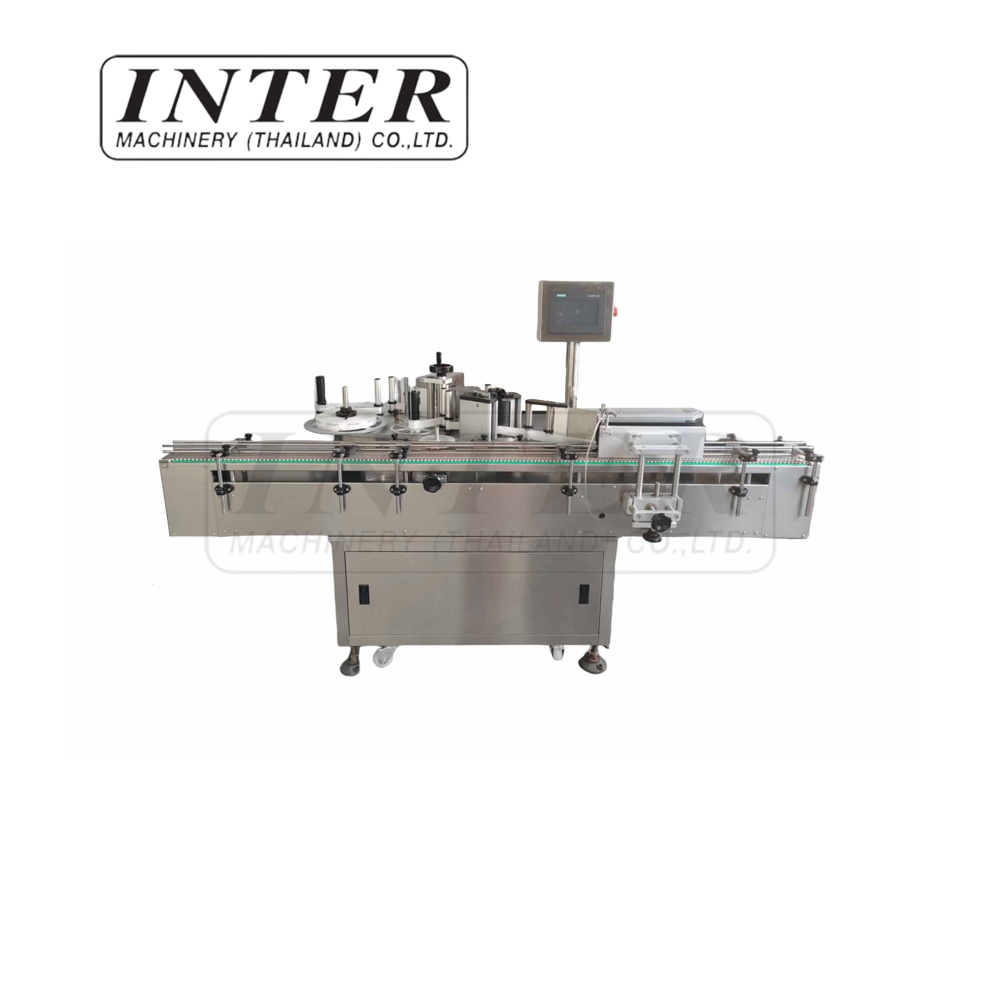 เครื่องติดสติ๊กเกอร์ขวดกลมอัตโนมัติ (Automatic Round Bottle Labeling Machine)