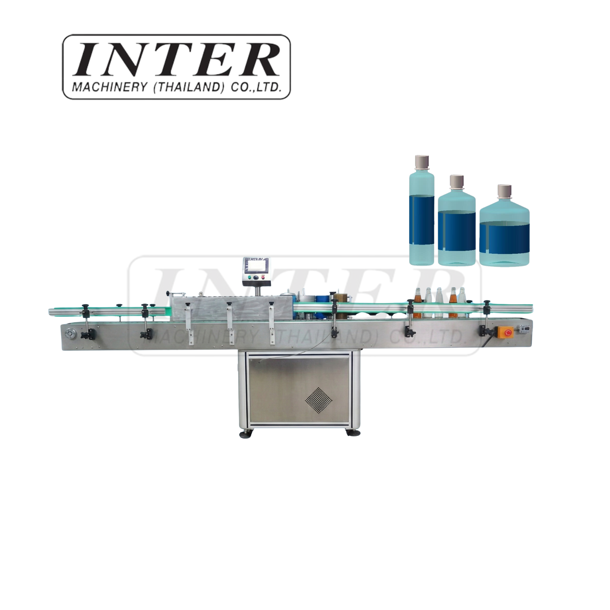 เครื่องติดฉลากสำหรับขวดกลมอัตโนมัติ รุ่น MT-81200