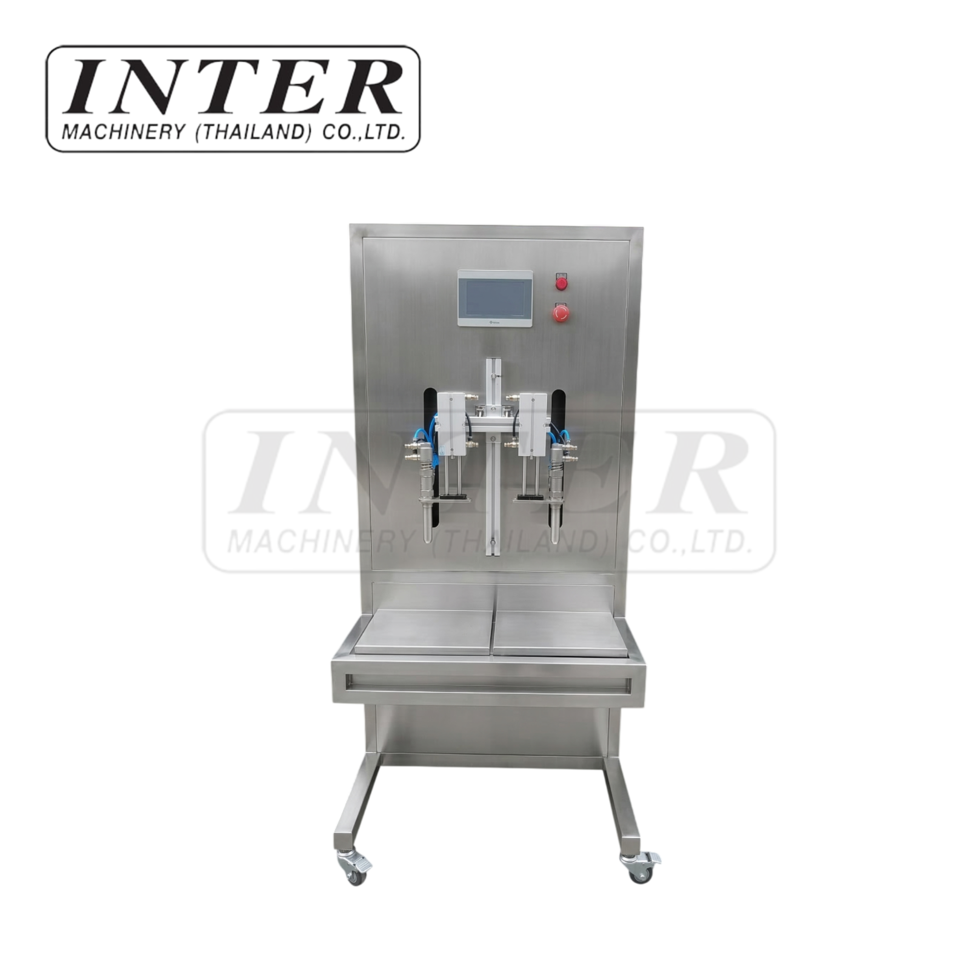เครื่องบรรจุของเหลว 2 หัว พร้อมตรวจสอบน้ำหนัก รุ่น CZ-30