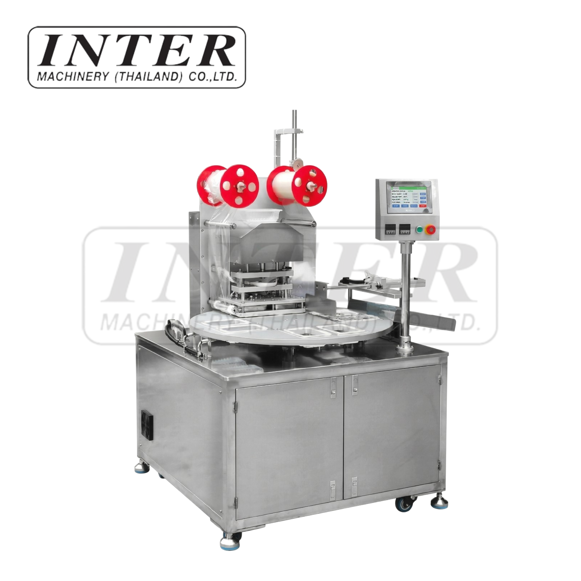 เครื่องซีลฝาแบบจานหมุนอัตโนมัติ