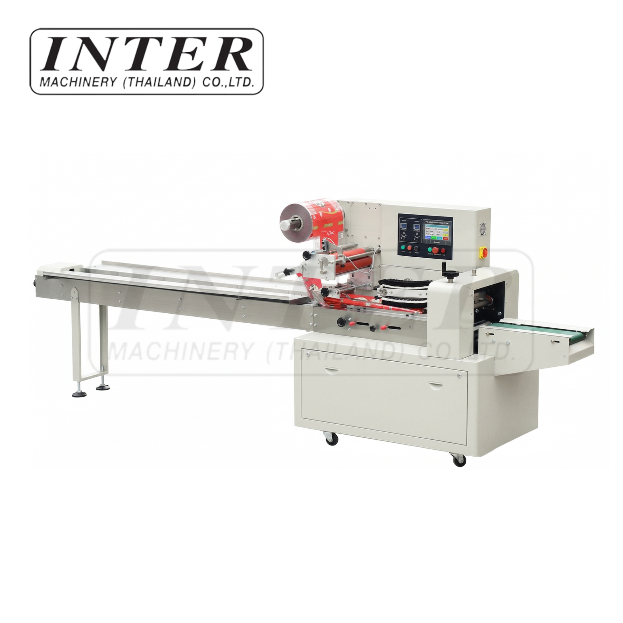 เครื่องห่อแนวนอน ฟิล์มบน รุ่น BG-450D