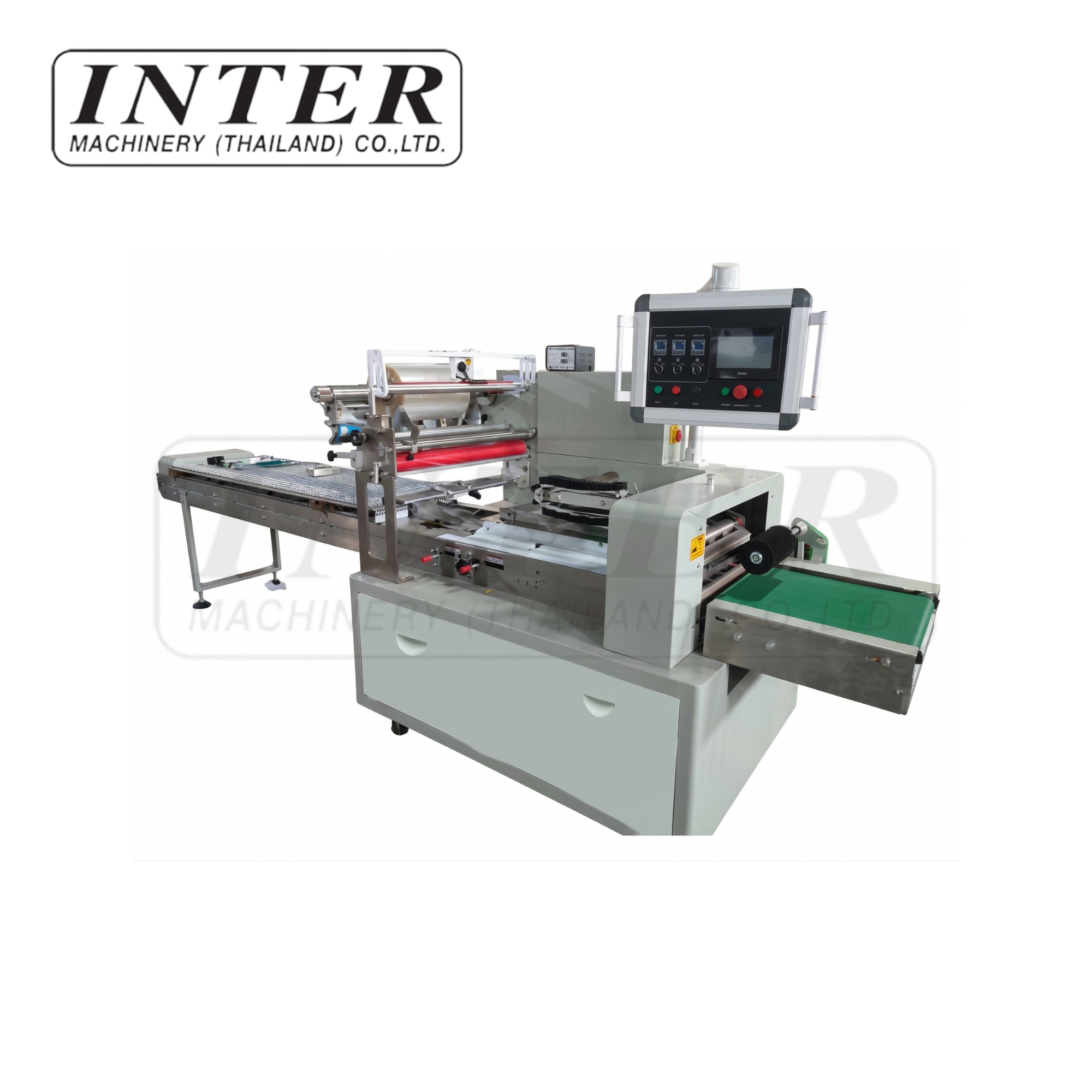 เครื่องห่อแนวนอน ฟิล์มบน รุ่น BG-800D