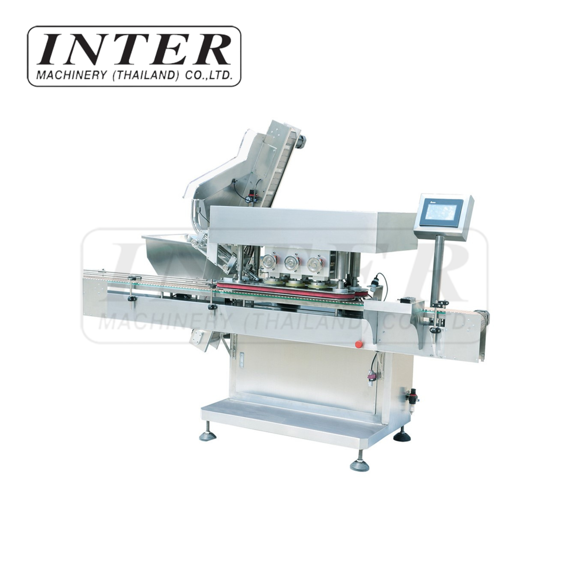 เครื่องปิดฝาและขันฝาขวดอัตโนมัติ รุ่น JF-D902 (พร้อมชุดกดฝา)