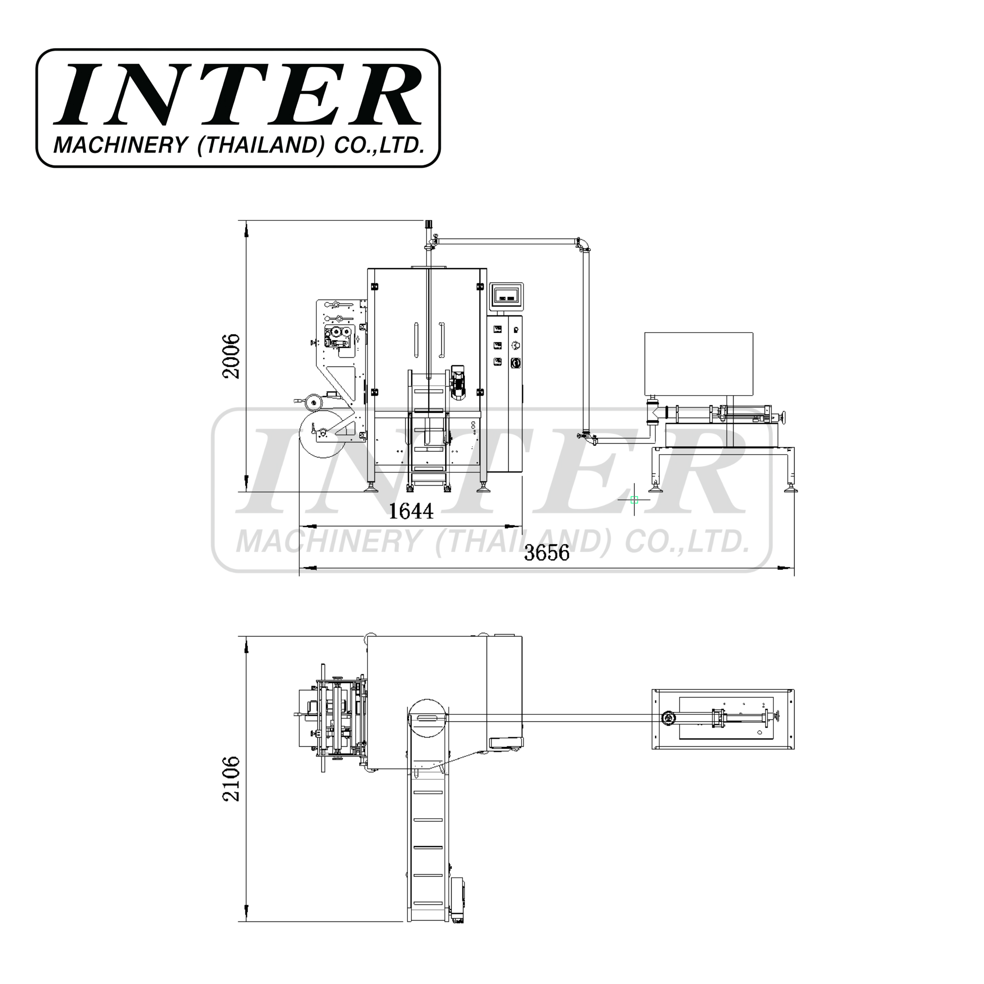 เครื่องบรรจุแนวตั้ง รุ่น UMO-520ES
