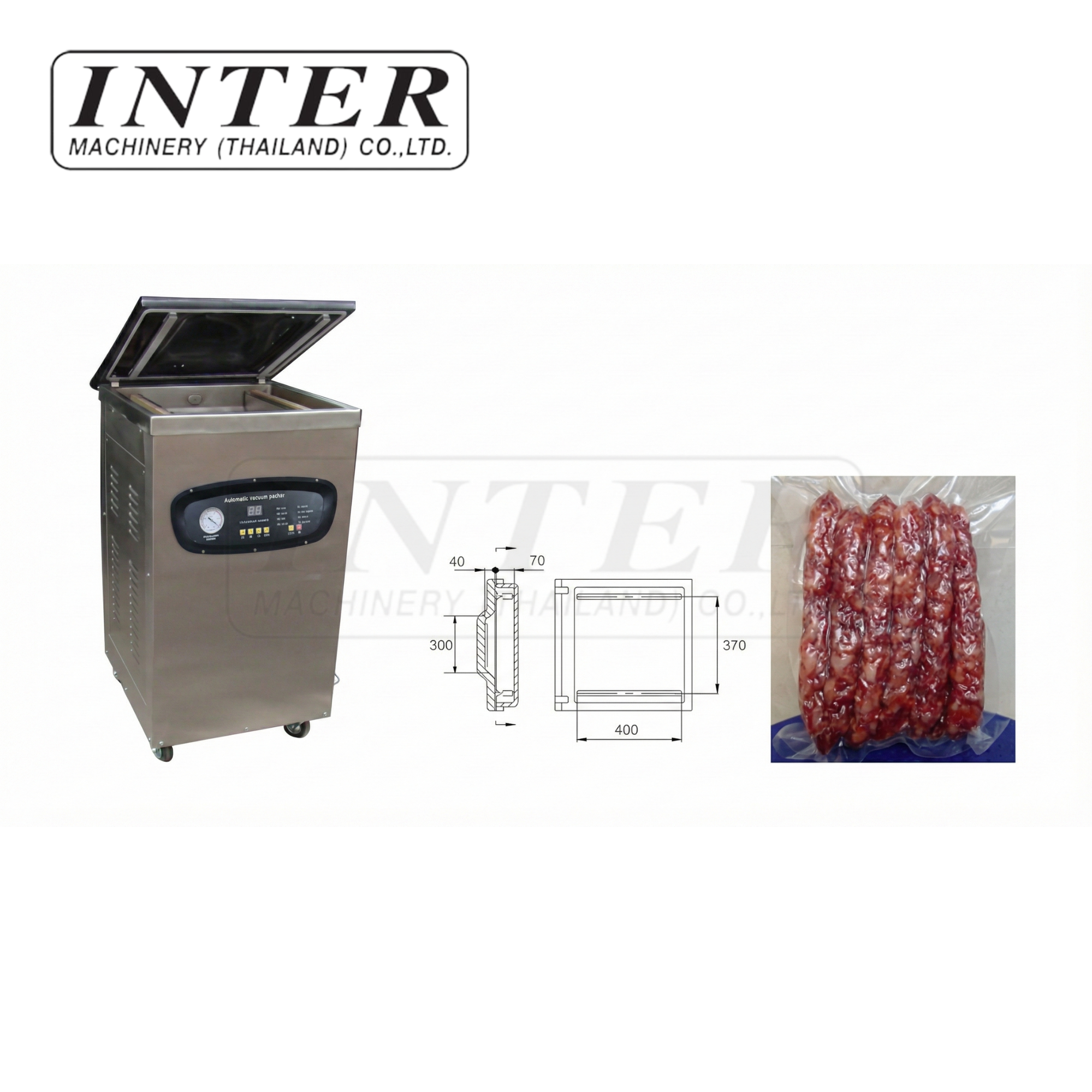 เครื่องบรรจุสูญญากาศ รุ่น DZ-400B-DZ-500B