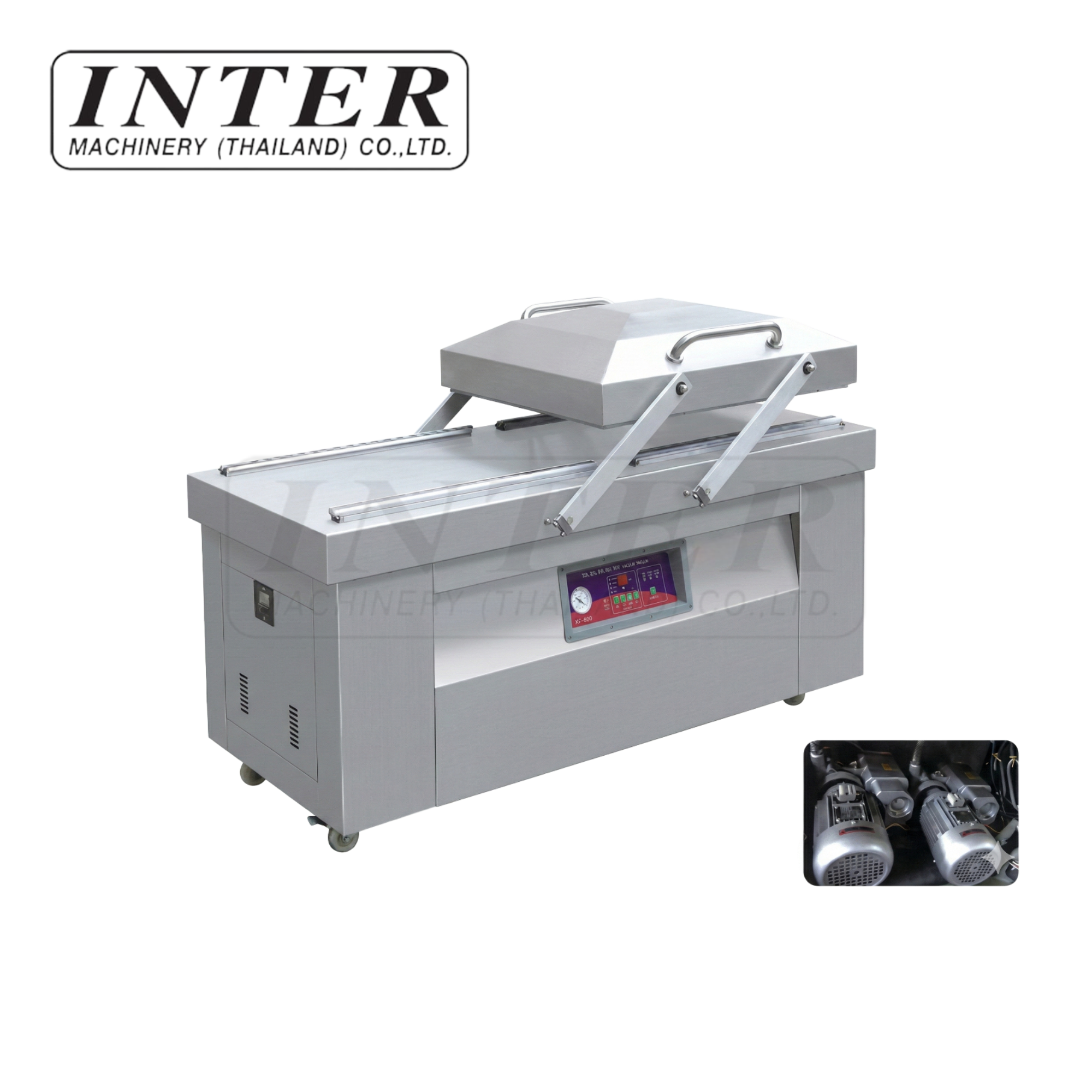 เครื่องซีลสูญญากาศ รุ่น DZ-800/2SC (แบบหลุมตื้น)