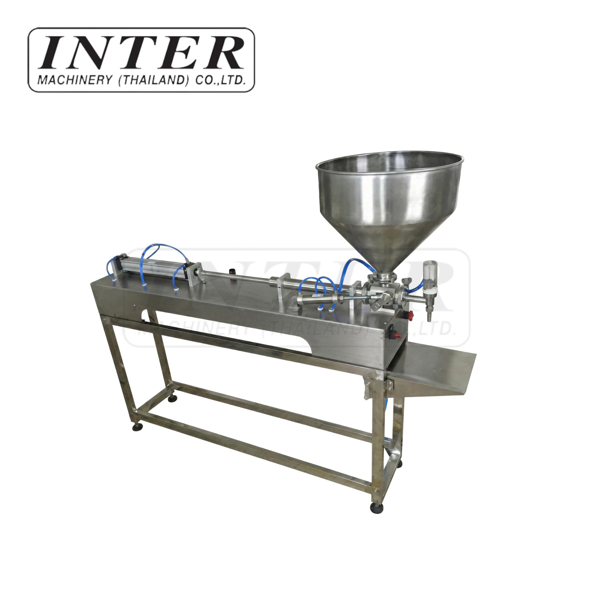 เครื่องบรรจุของเหลวกึ่งอัตโนมัติ แบบมีขาตั้ง รุ่น G1WGD