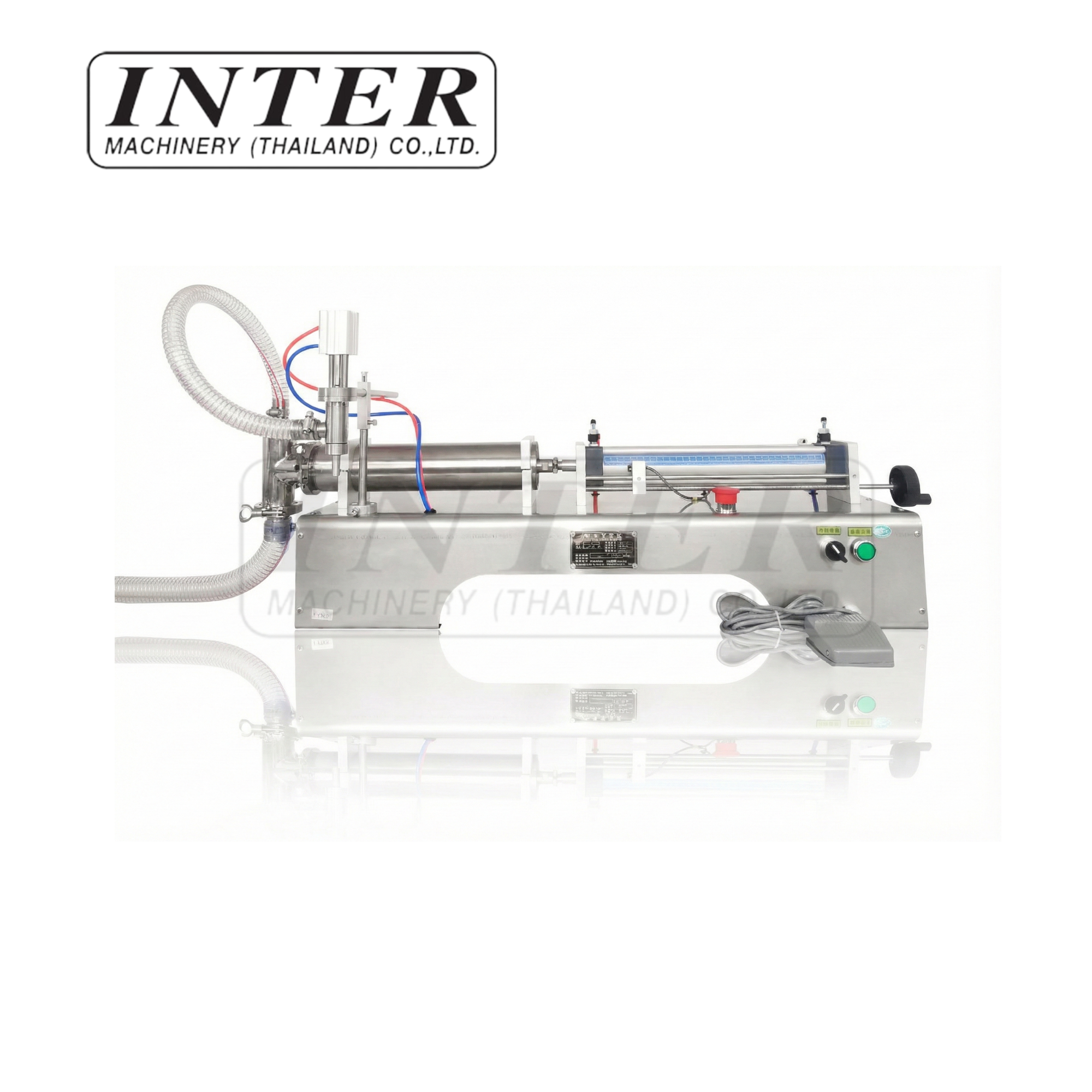 G1WY เครื่องบรรจุของเหลวแบบนอน ระบบนิวแมติก หัวเดียว