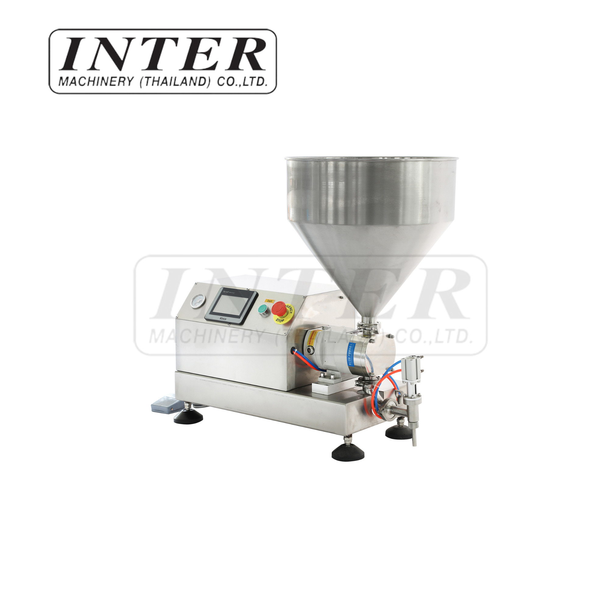 เครื่องบรรจุของเหลวแบบใช้มือ Lub ปั้ม ระบบปั๊มโรเตอร์รุ่น ZT-20