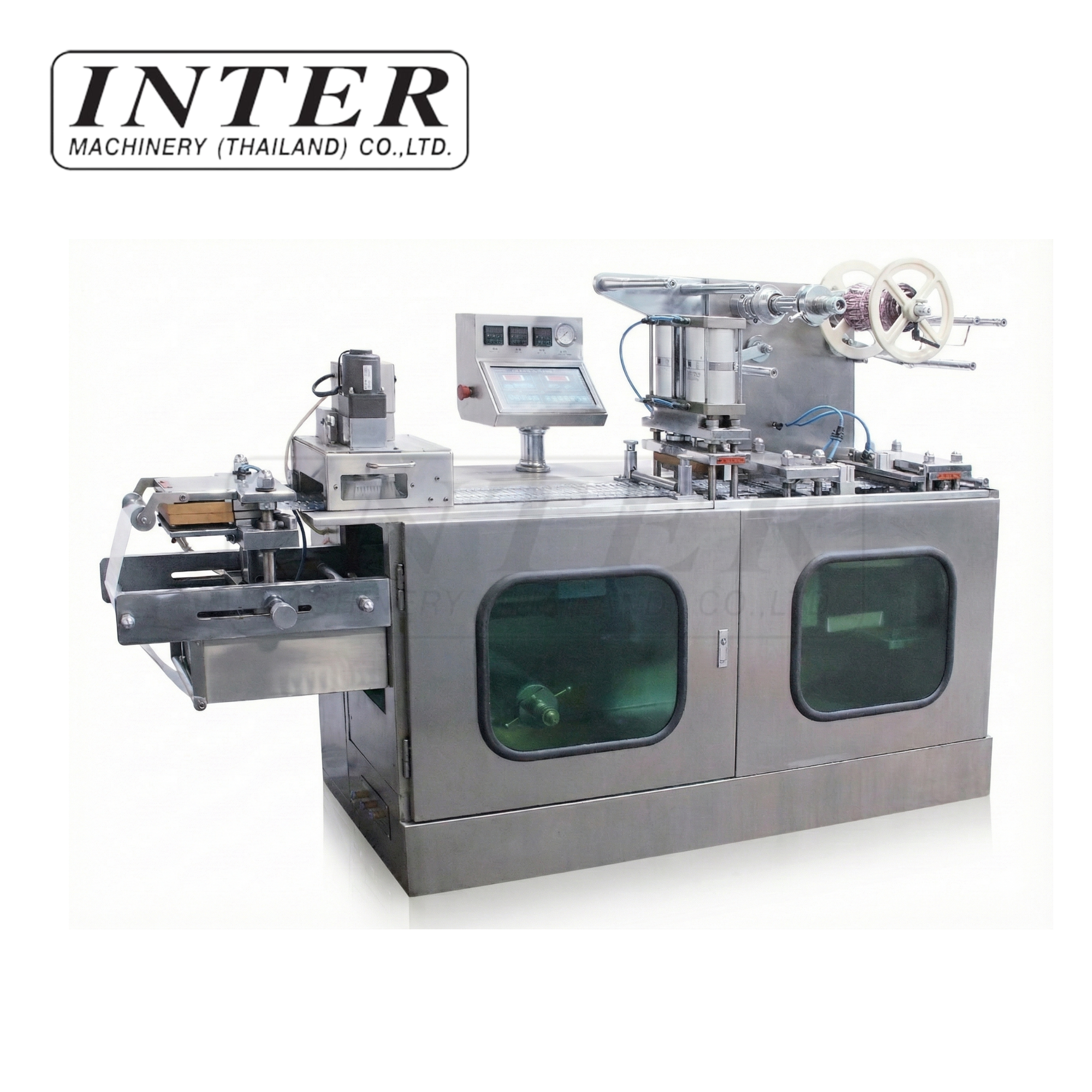 เครื่องบรรจุแบบแผงปิดอัตโนมัติชนิดแผ่นเรียบ รุ่น: DPB-140