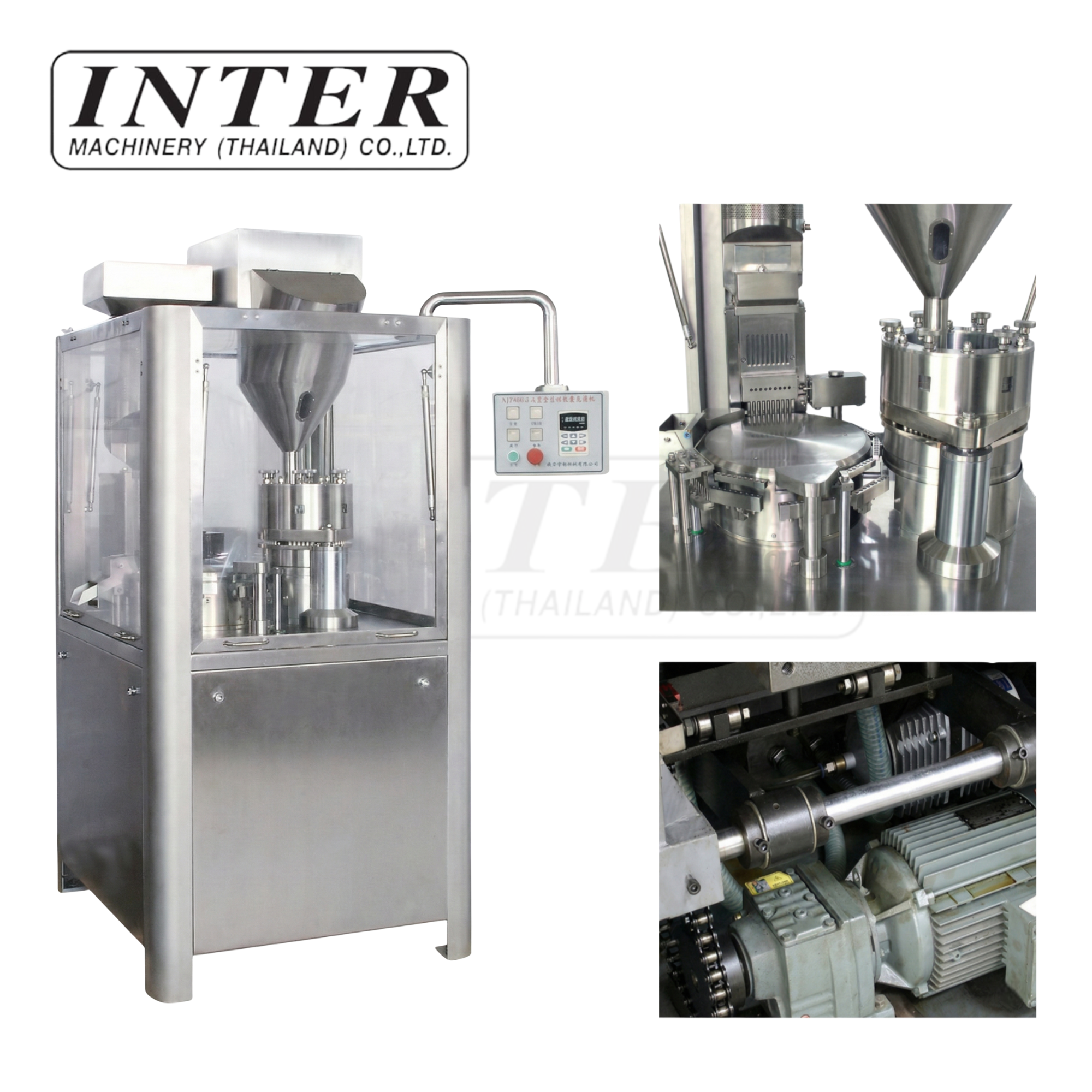 เครื่องบรรจุแคปซูลอัตโนมัติ, เครื่องอัดแคปซูลอัตโนมัติ NJP 200,400,800