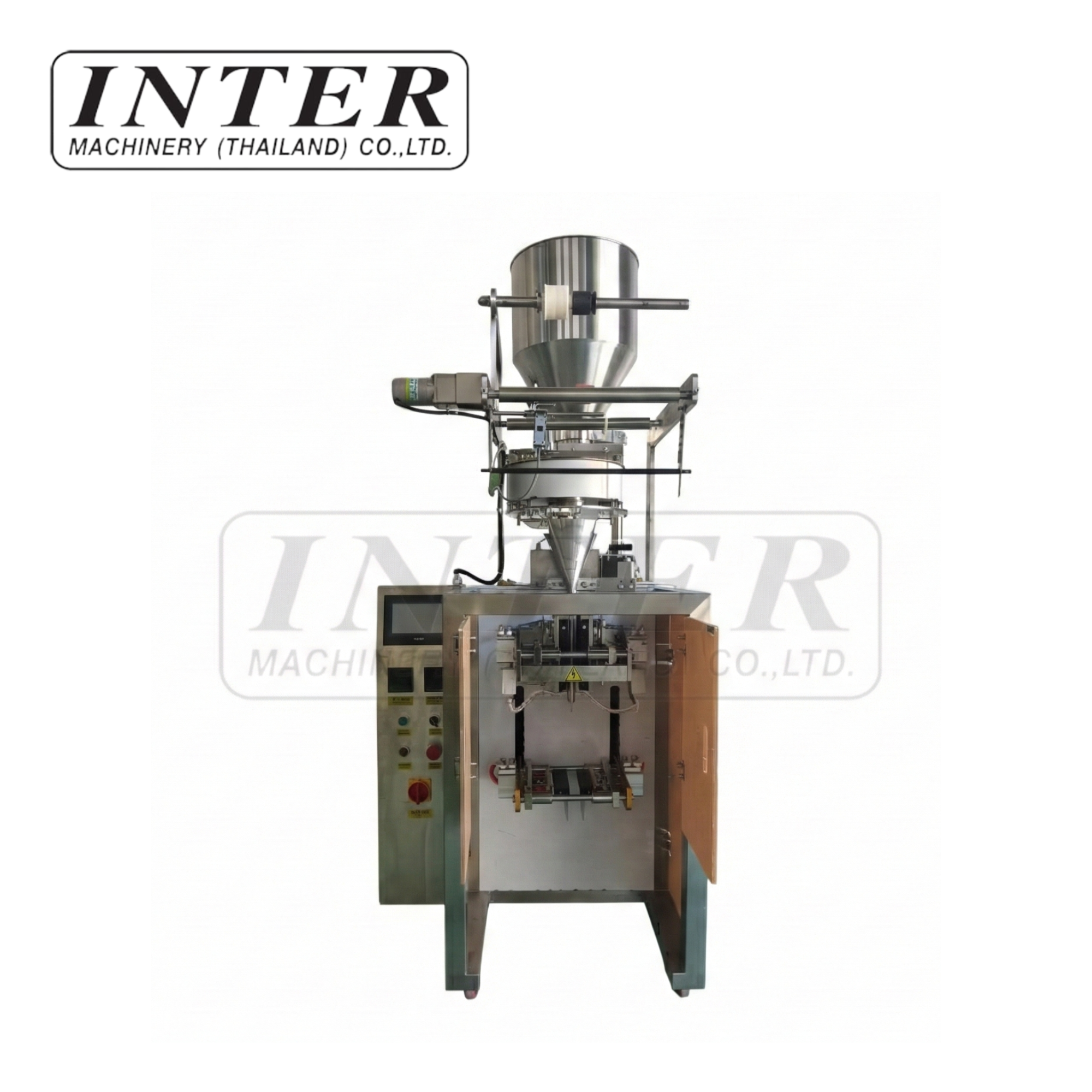 เครื่องบรรจุแนวตั้ง แบบ 4 ด้าน หนีบดึง เซอโว รุ่น TH-300WSK