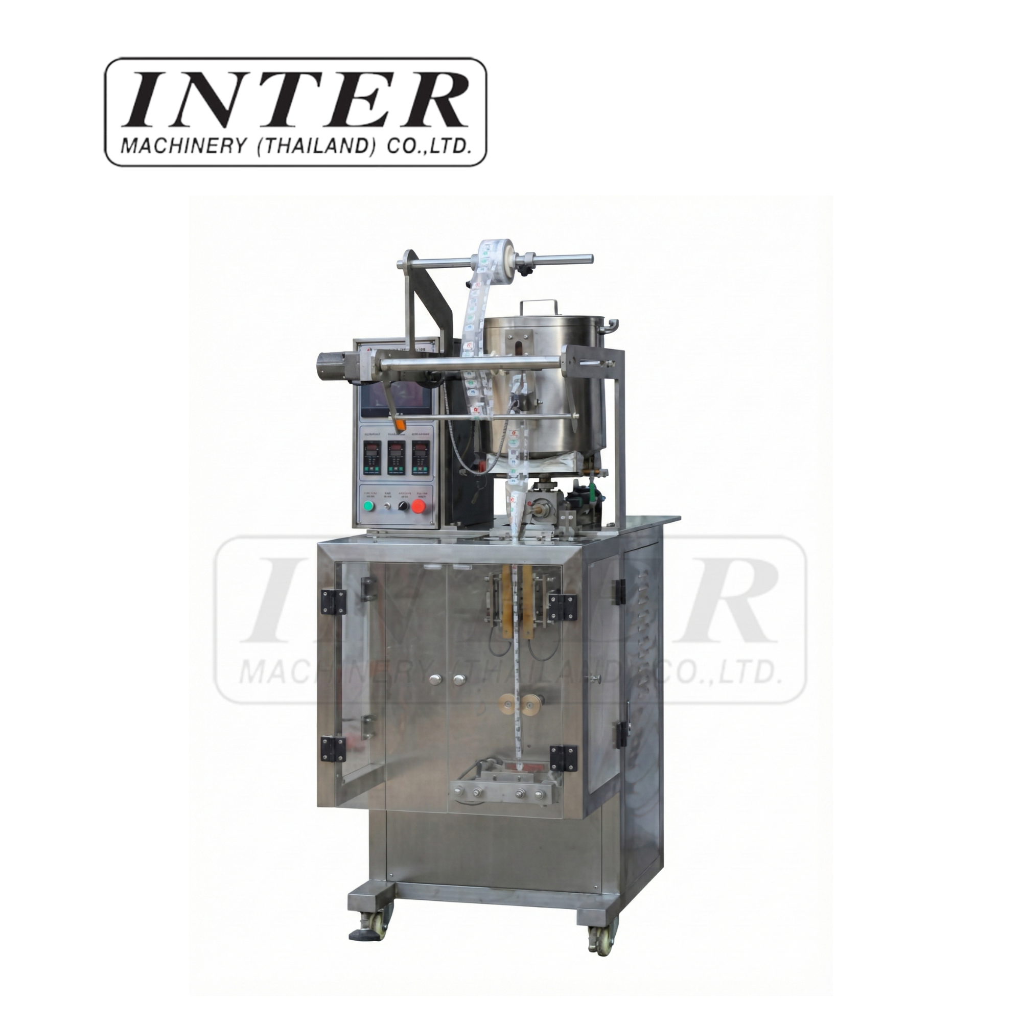 เครื่องบรรจุอัตโนมัติสำหรับเจลลี่ชนิดซองแท่ง พร้อมระบบซีลสามด้าน  รุ่น OMW-GD320