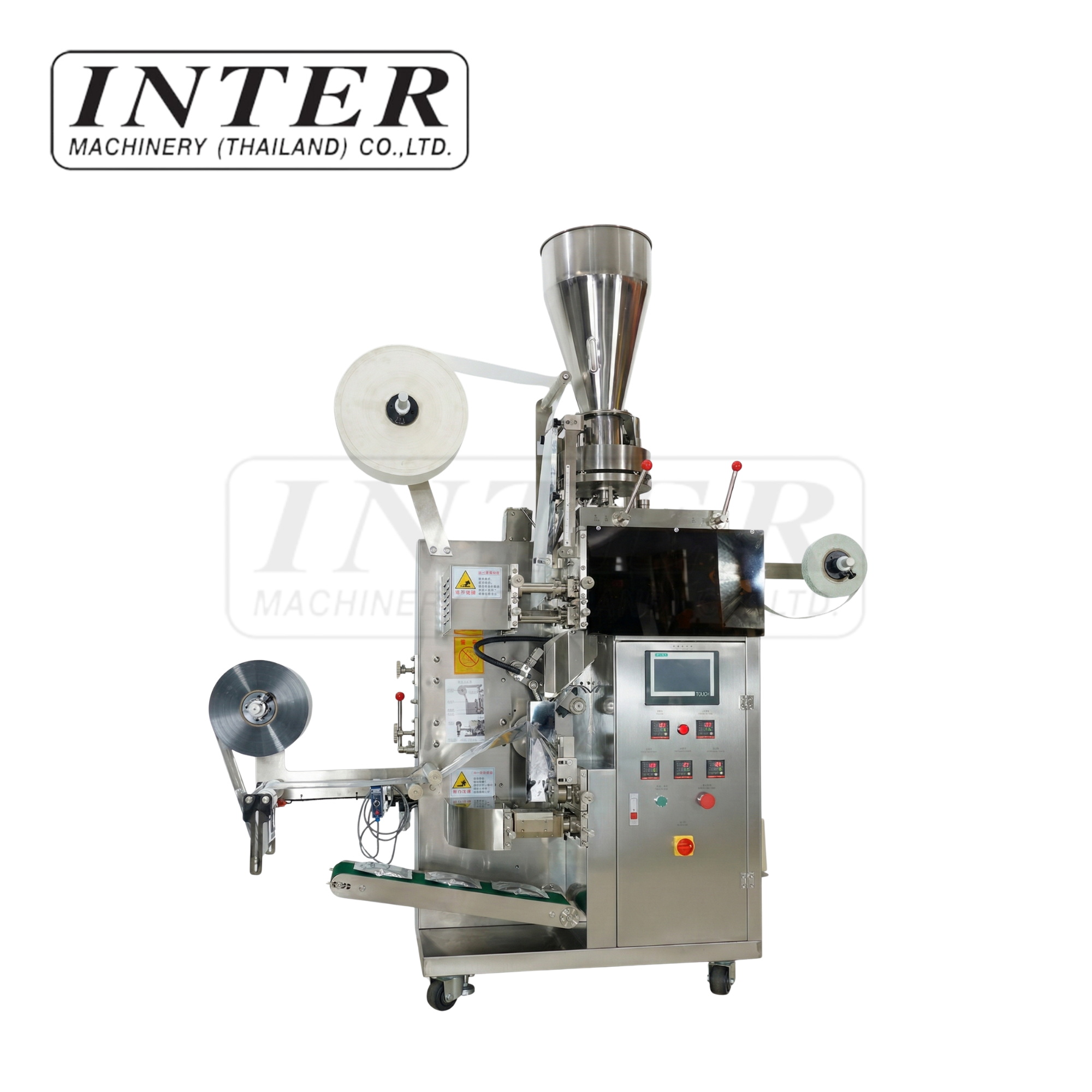 YS-169 เครื่องบรรจุถุงชาอัตโนมัติแบบสองชั้น (ถุงใน + ถุงนอก)