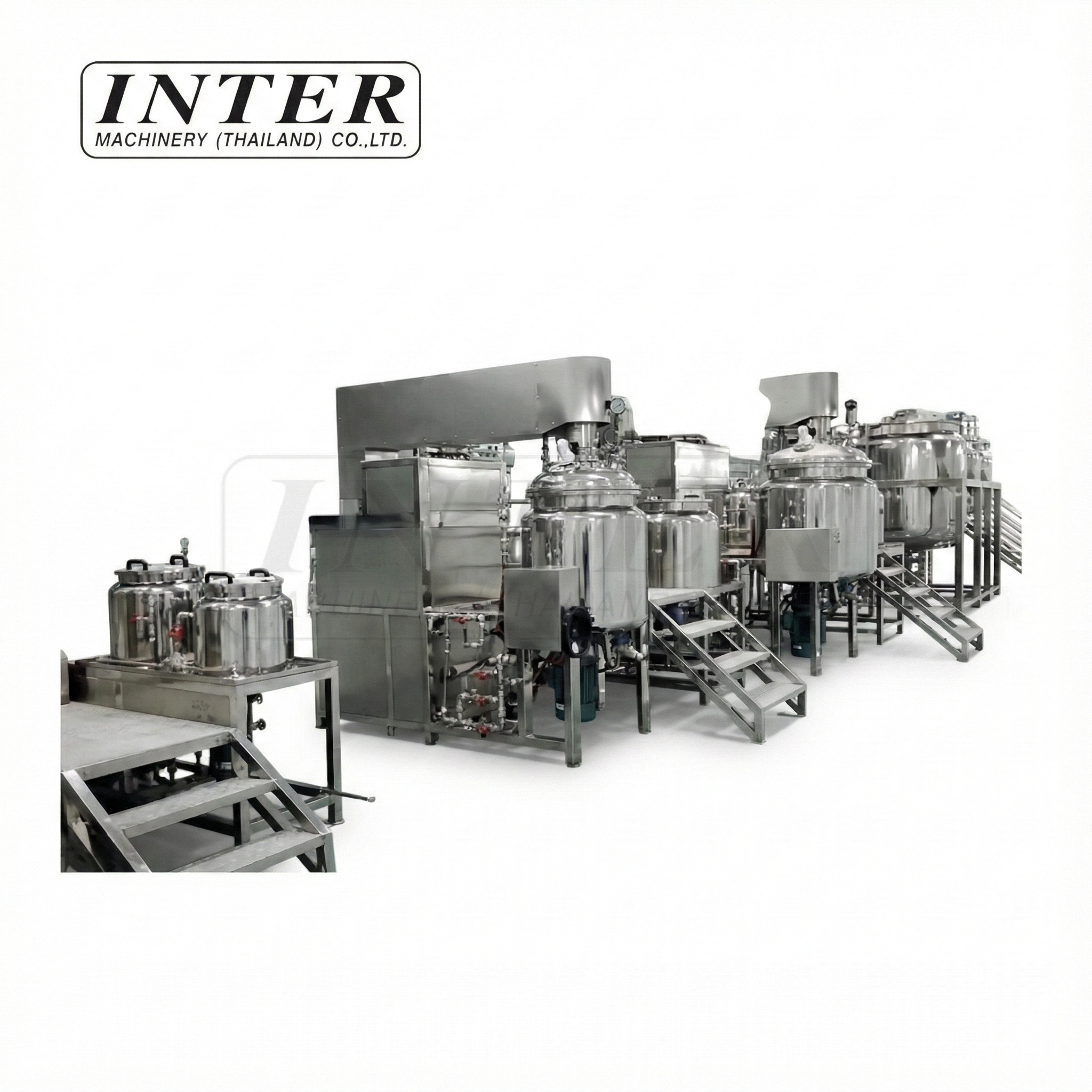 JRK 1000 L เครื่องกวนผสมแบบสูญญากาศ (Vacuum Emulsifying Mixer)