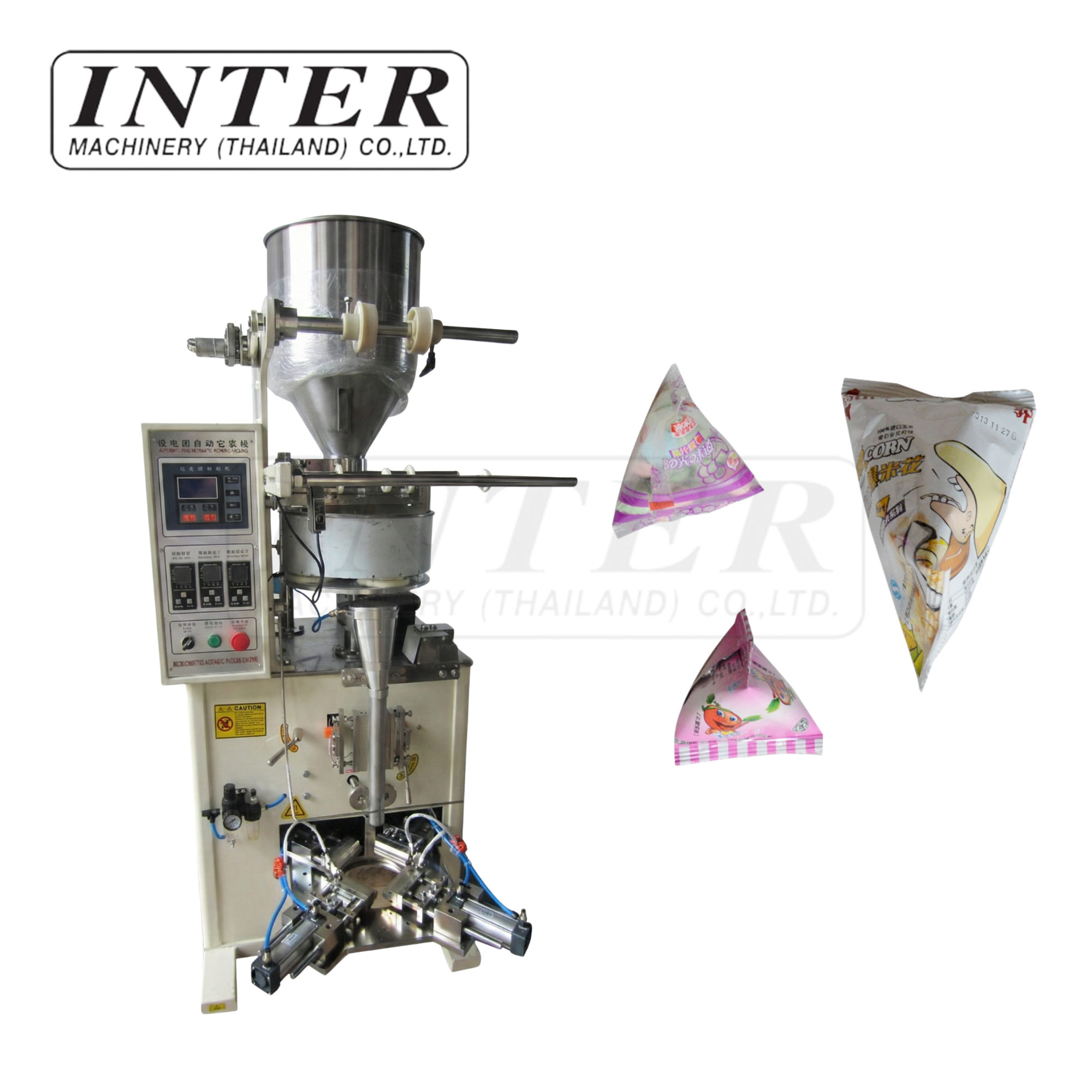 เครื่องบรรจุเม็ดแบบถุงสามเหลี่ยม รุ่น QJ-260DK