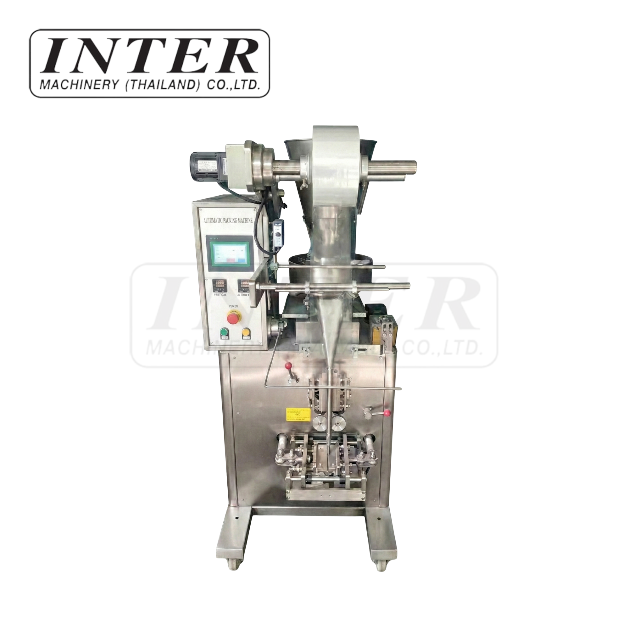 เครื่องบรรจุแนวตั้งอัตโนมัติ ซีล3ด้าน รุ่น HXL-K100