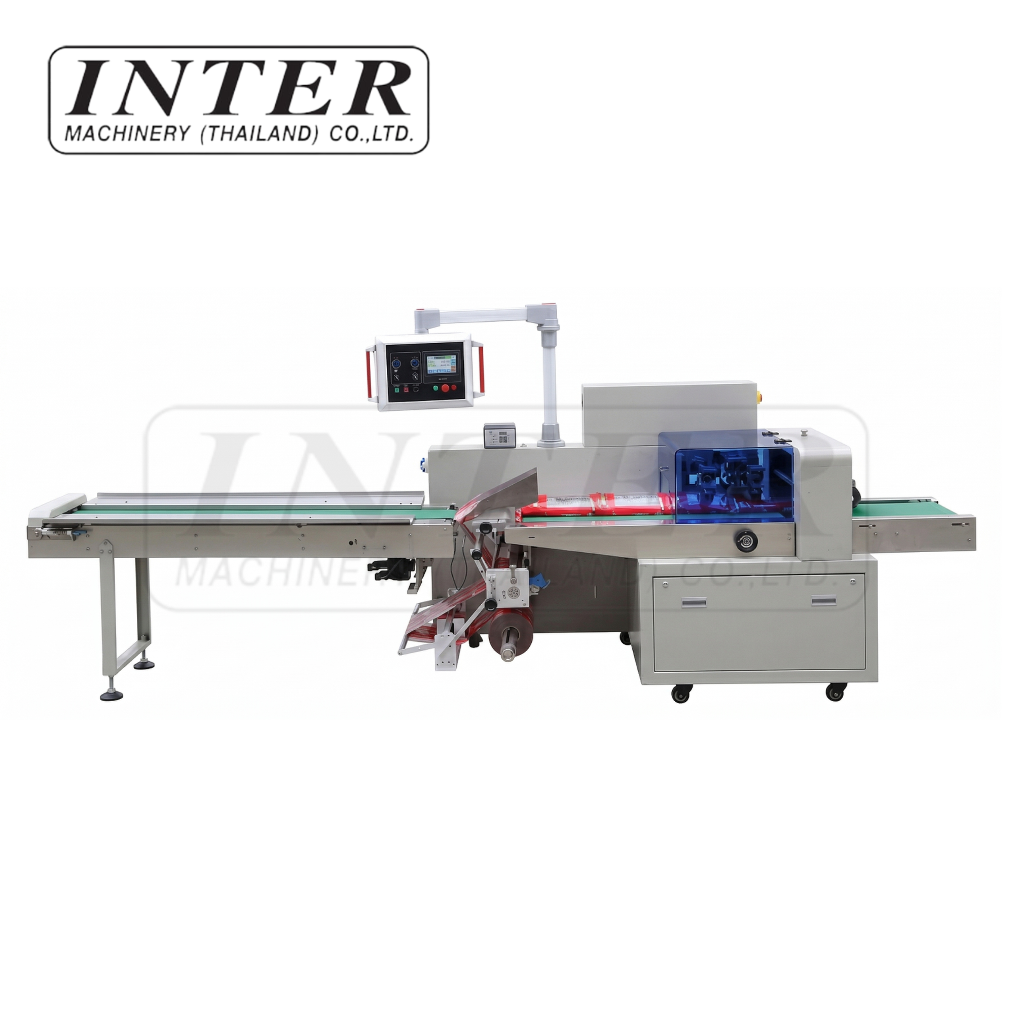 เครื่องห่อแนวนอน ฟิล์มล่าง รุ่น BG-800XD