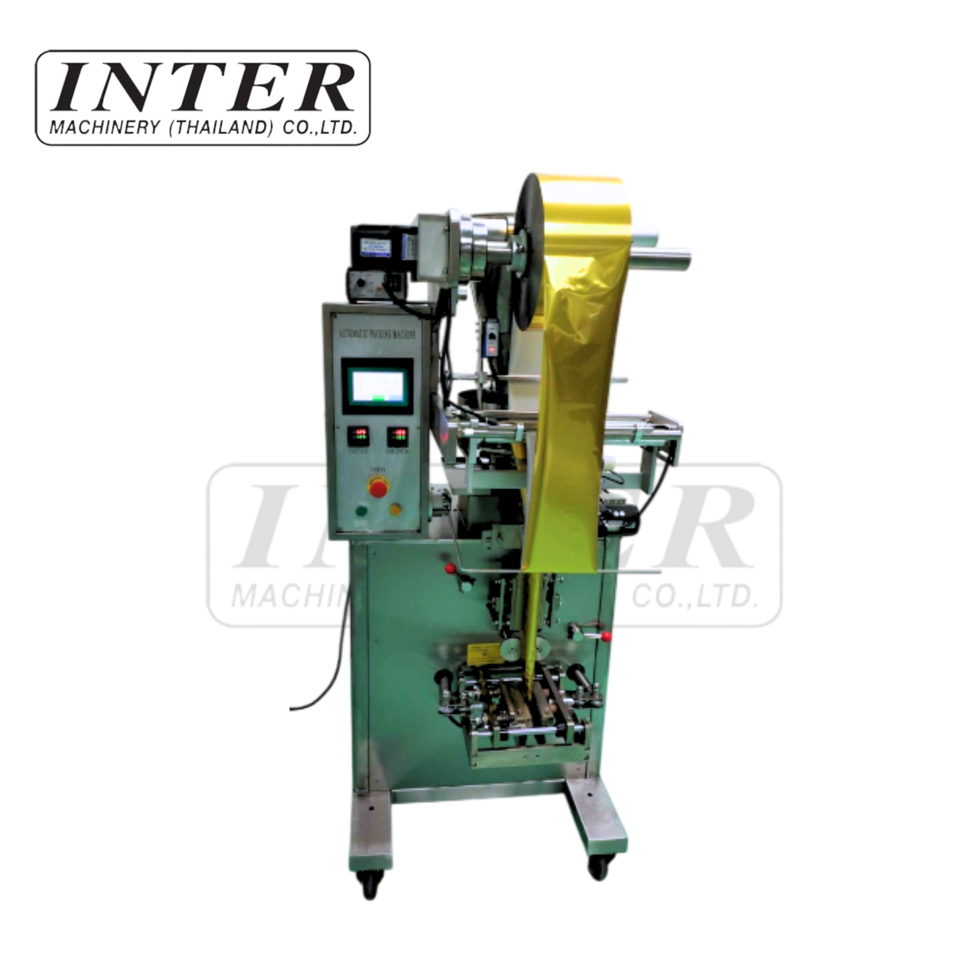 เครื่องบรรจุแนวตั้งอัตโนมัติ ซีล3ด้าน รุ่น HXL-K100