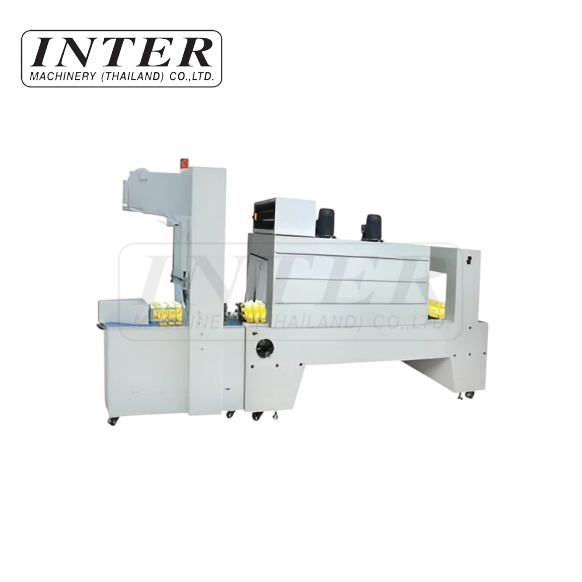 เครื่องห่อสลีฟกึ่งอัตโนมัติ รุ่น BZJ-5038B+BSE5040A