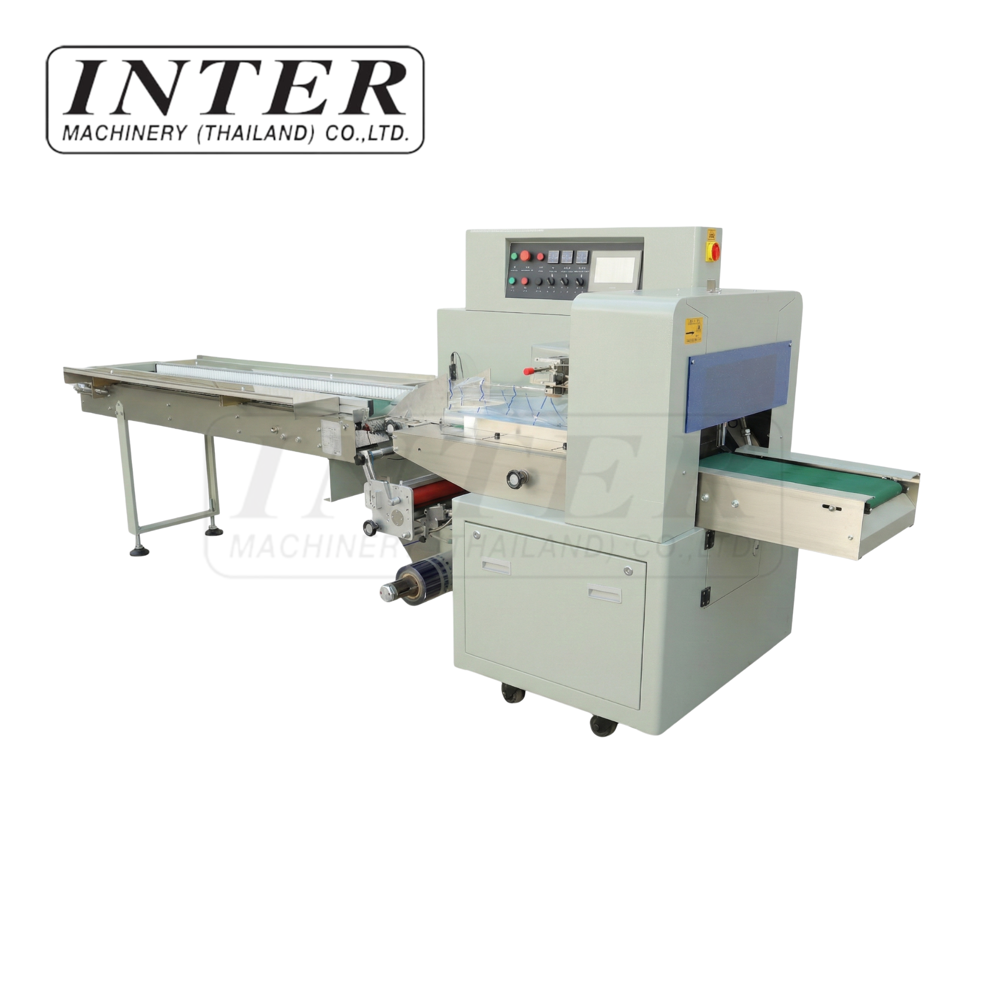 เครื่องบรรจุแนวนอนแบบไหล รุ่น BG-450XDSFJX